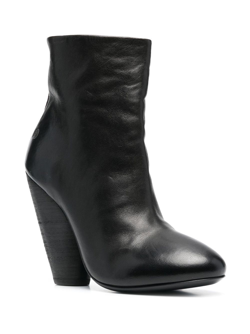 120mm leather ankle boots - 2