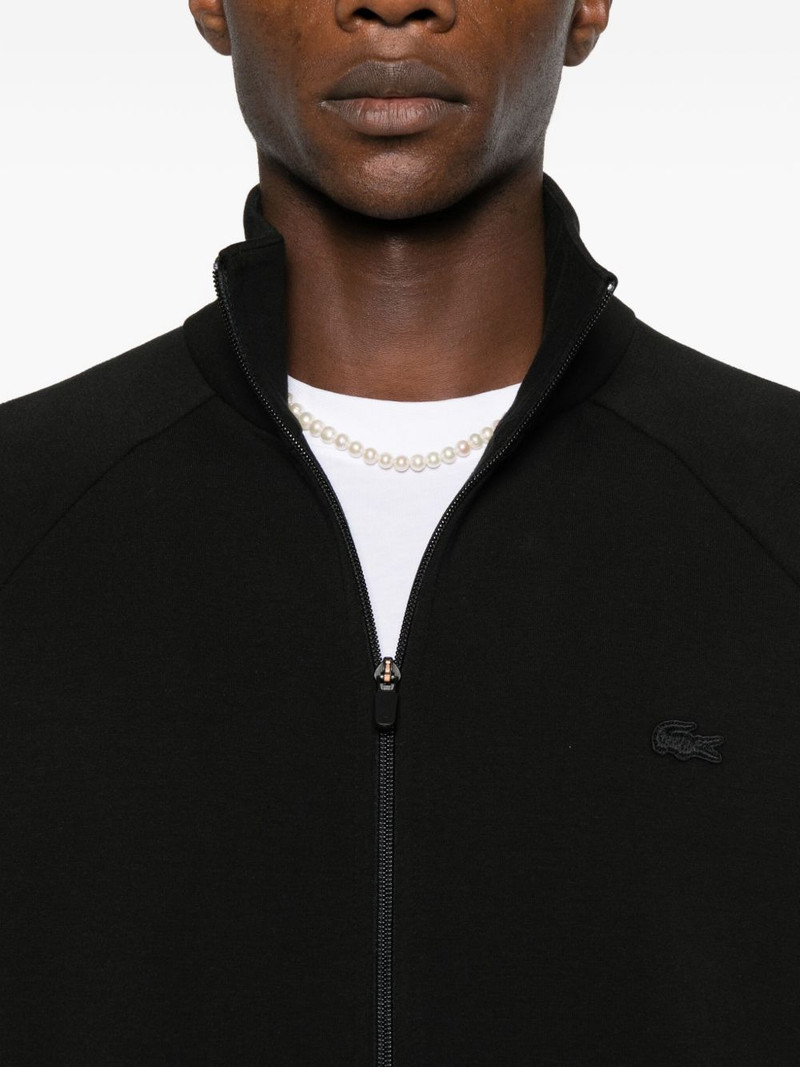 logo-detail zip-up sweatshirt 5
