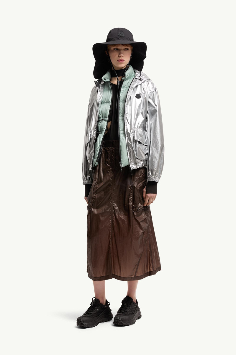 Moncler Ylang Hooded Metallic Jacket outlook