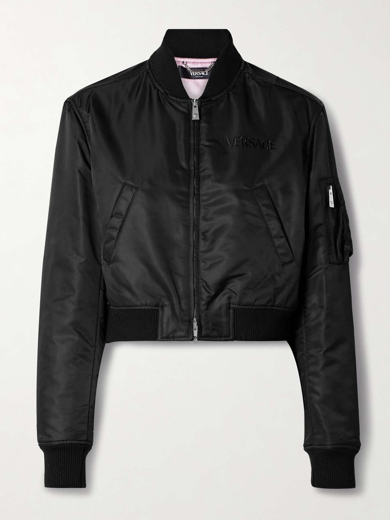VERSACE Cropped Bomber Jacket outlook