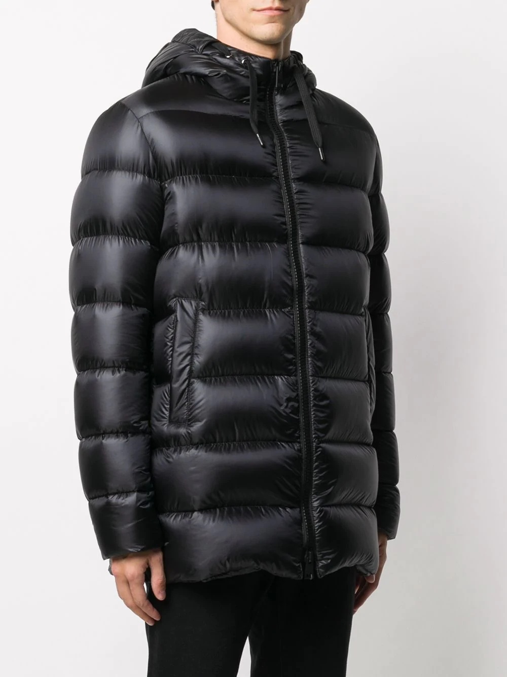 zip-up padded jacket - 3