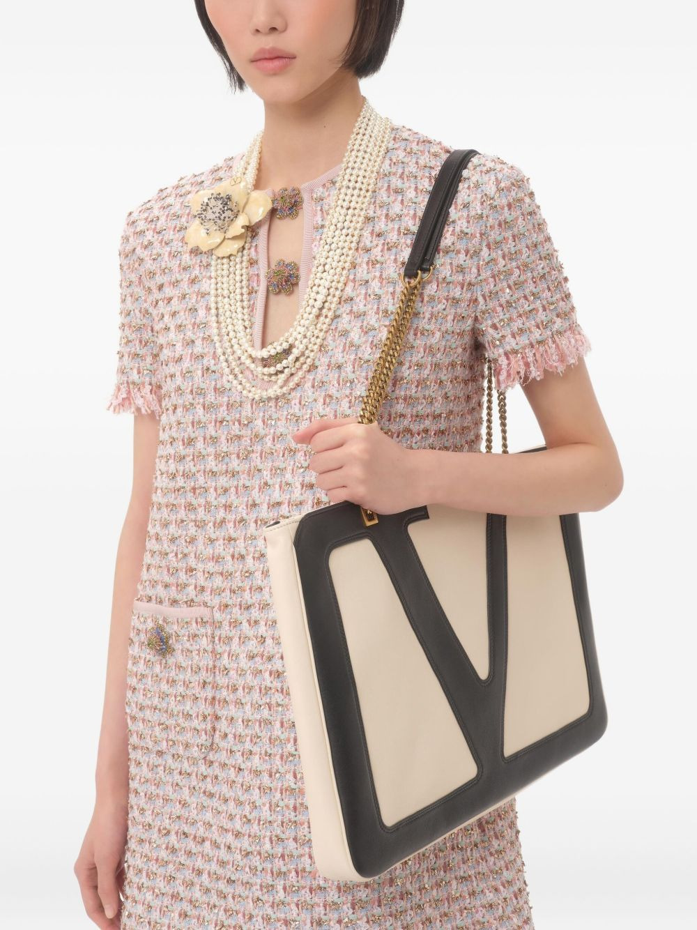 Valentino Mini Tweed Dress - 3