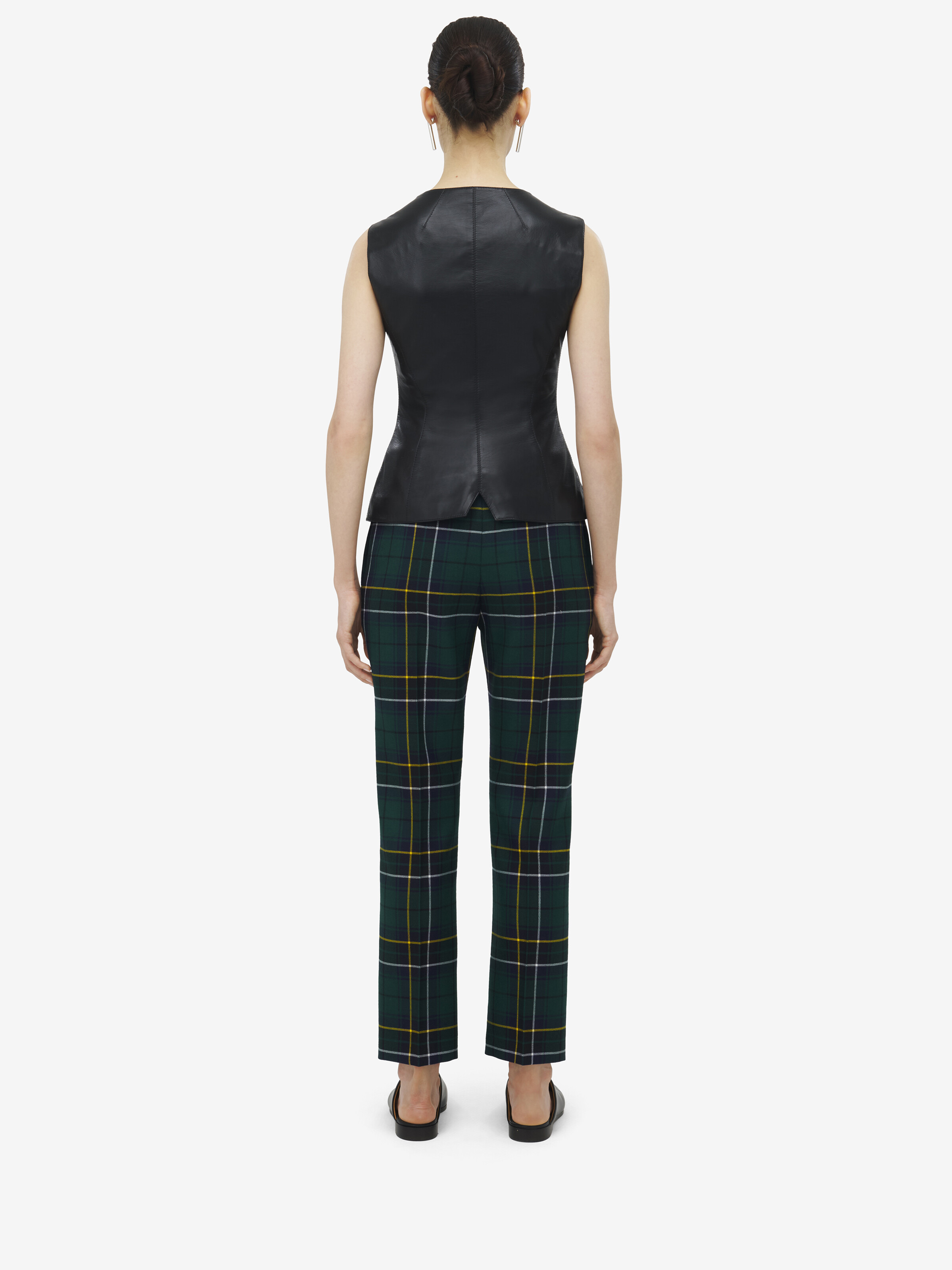 Sleeveless Leather Top - 5