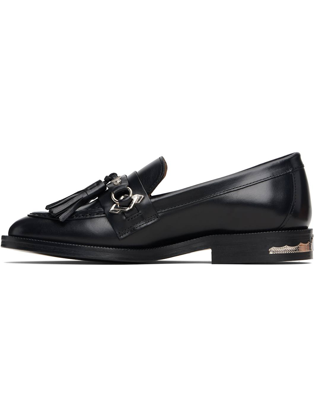 Black Tassel Loafers - 3
