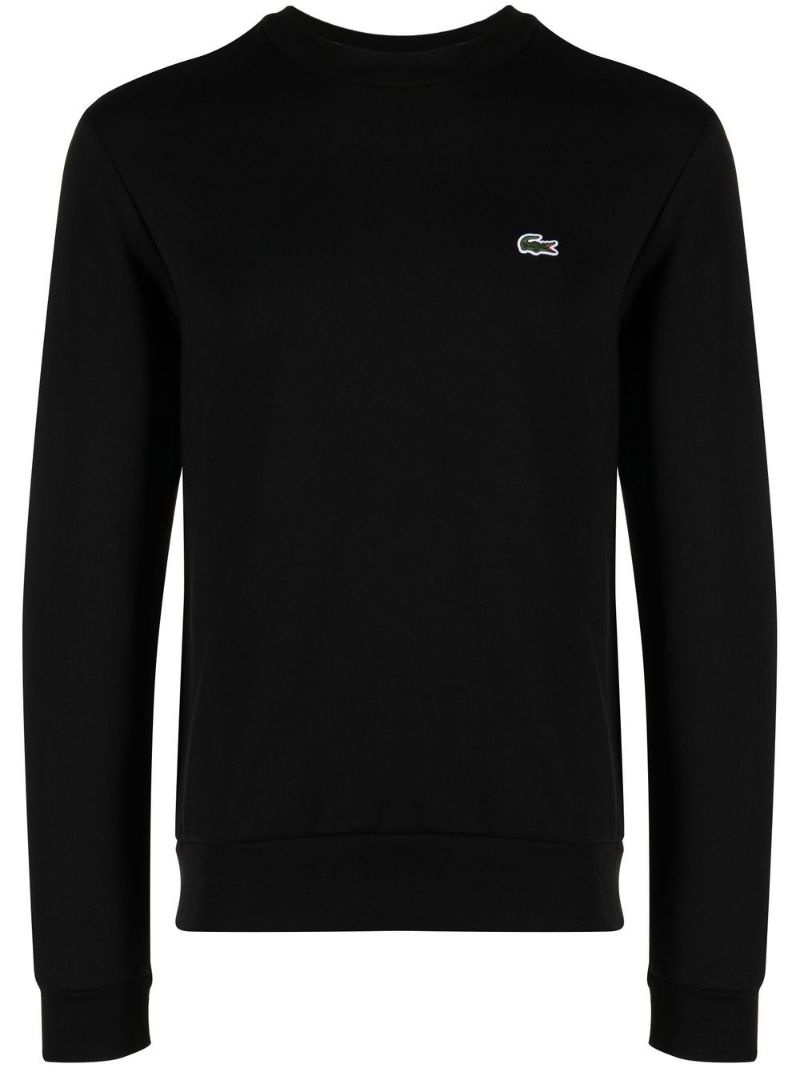 logo-appliqué sweatshirt - 1