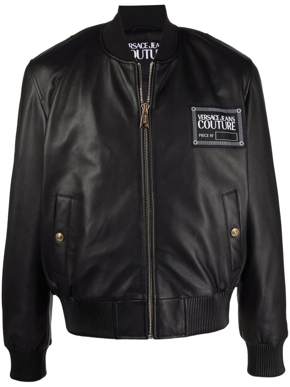 logo patch bomber jacket - 1