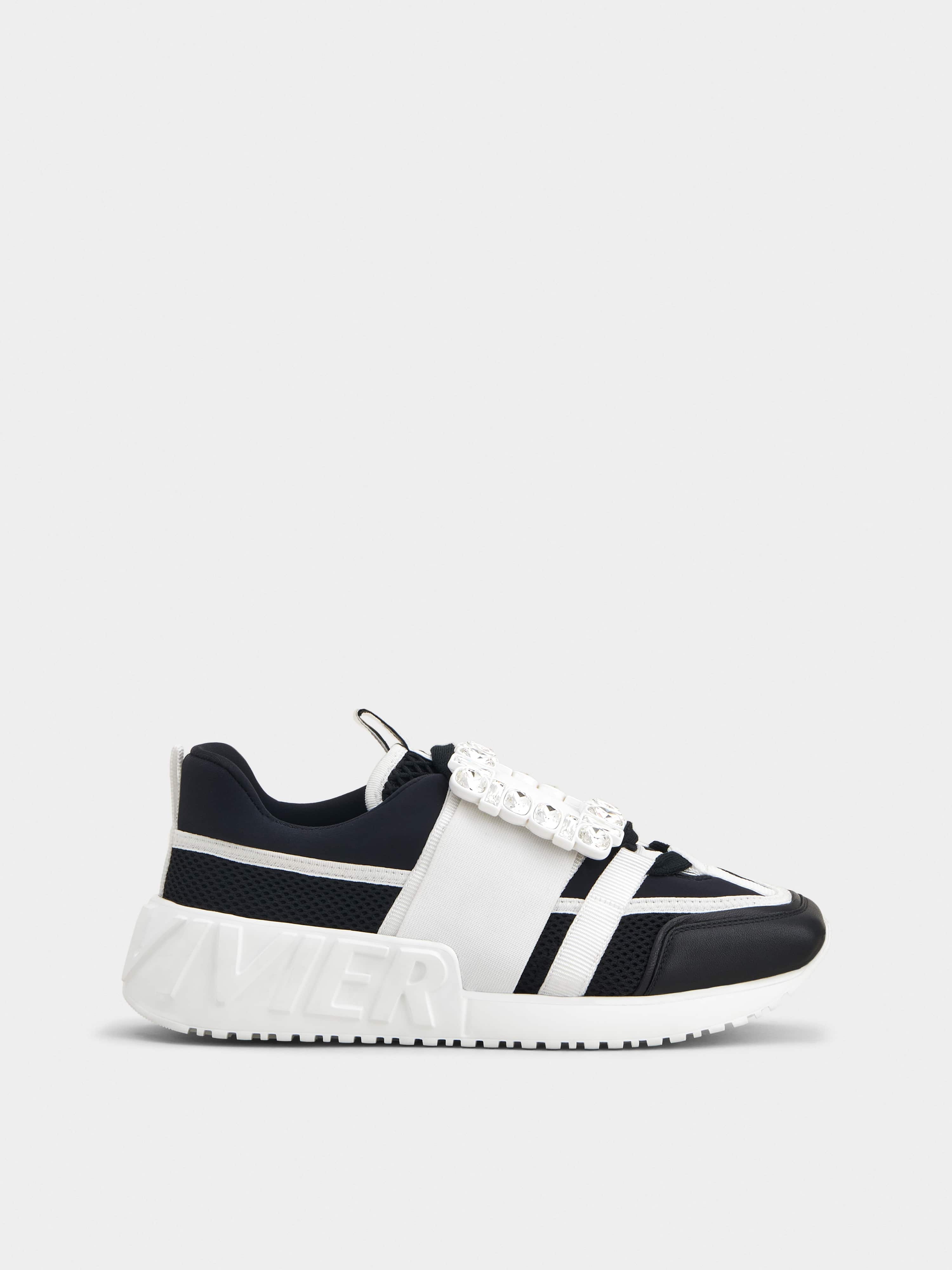 Viv' Go Rhinestone Buckle Sneakers in Technical Fabrics - 1