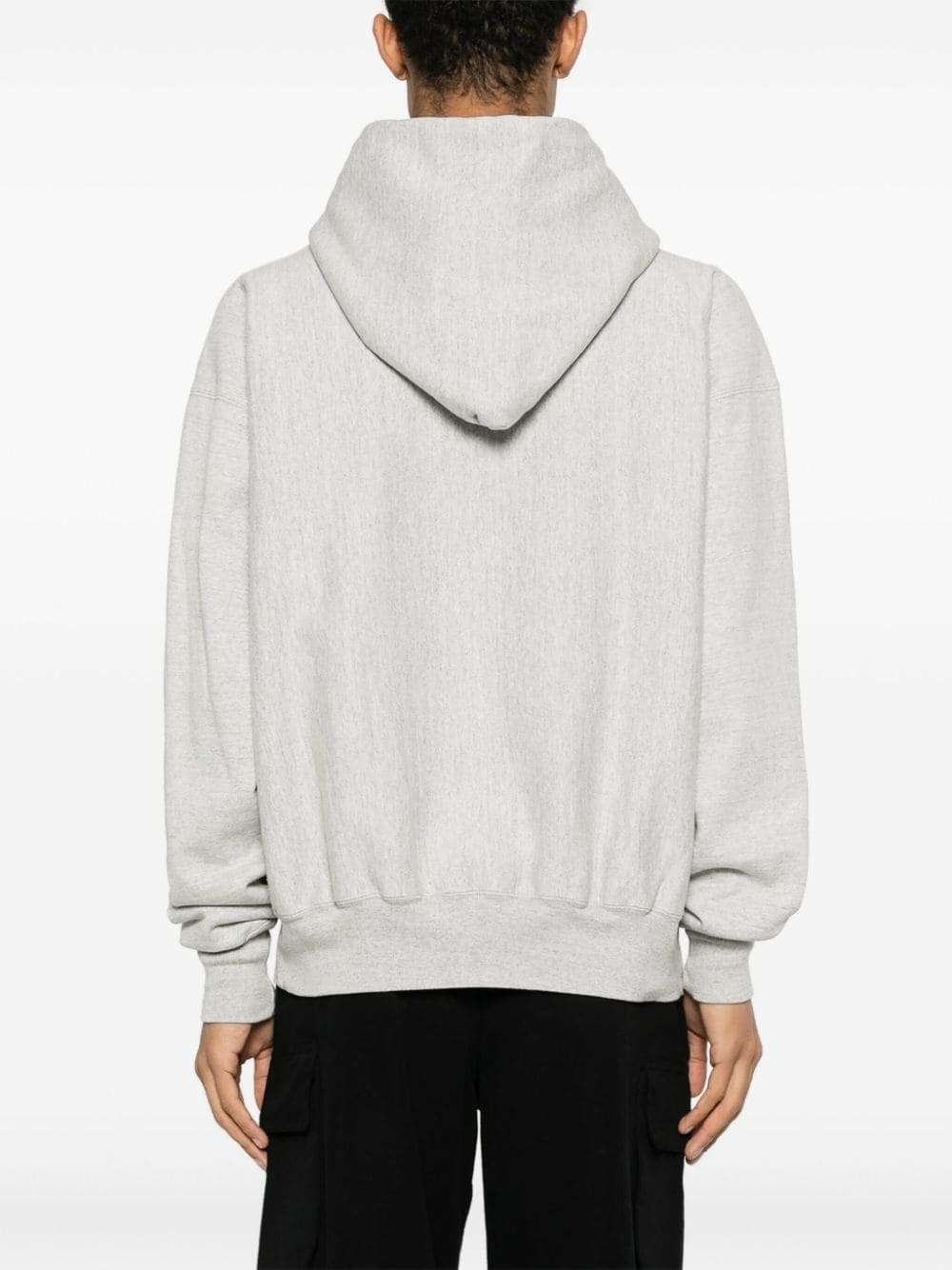 cotton-blend hoodie - 4