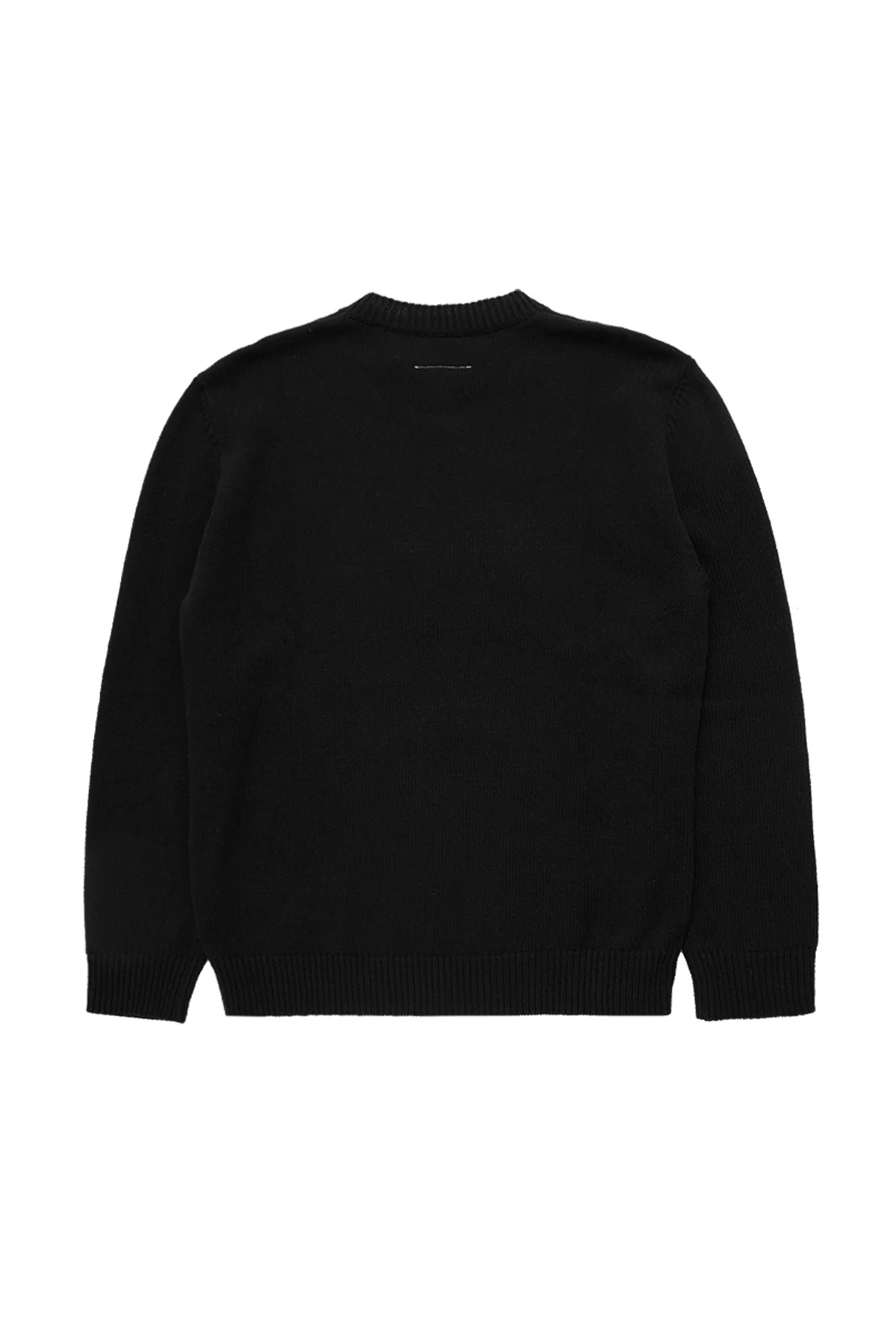MM6 Maison Margiela Tape Crewneck Sweater Black - 2