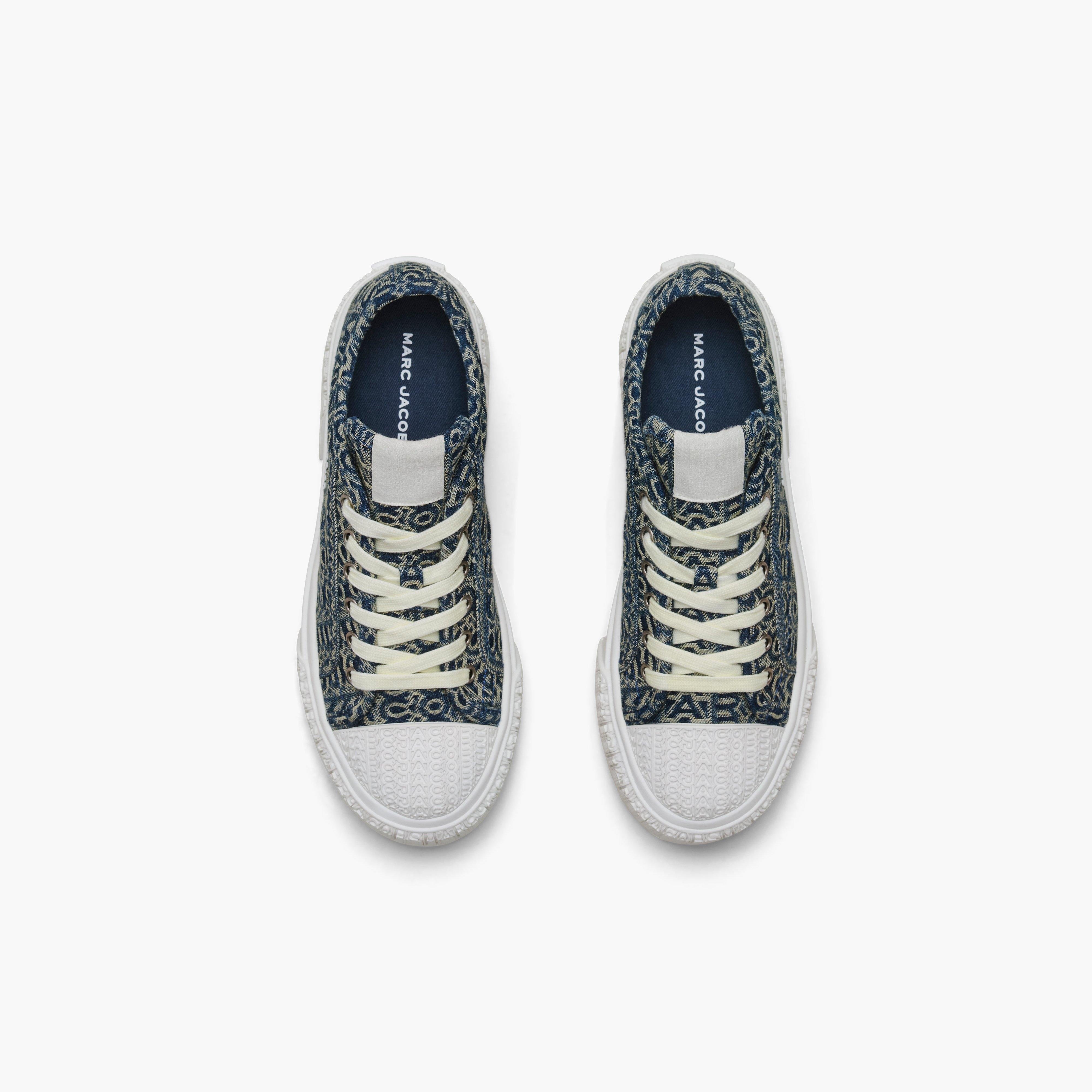THE DENIM MONOGRAM SNEAKER - 5