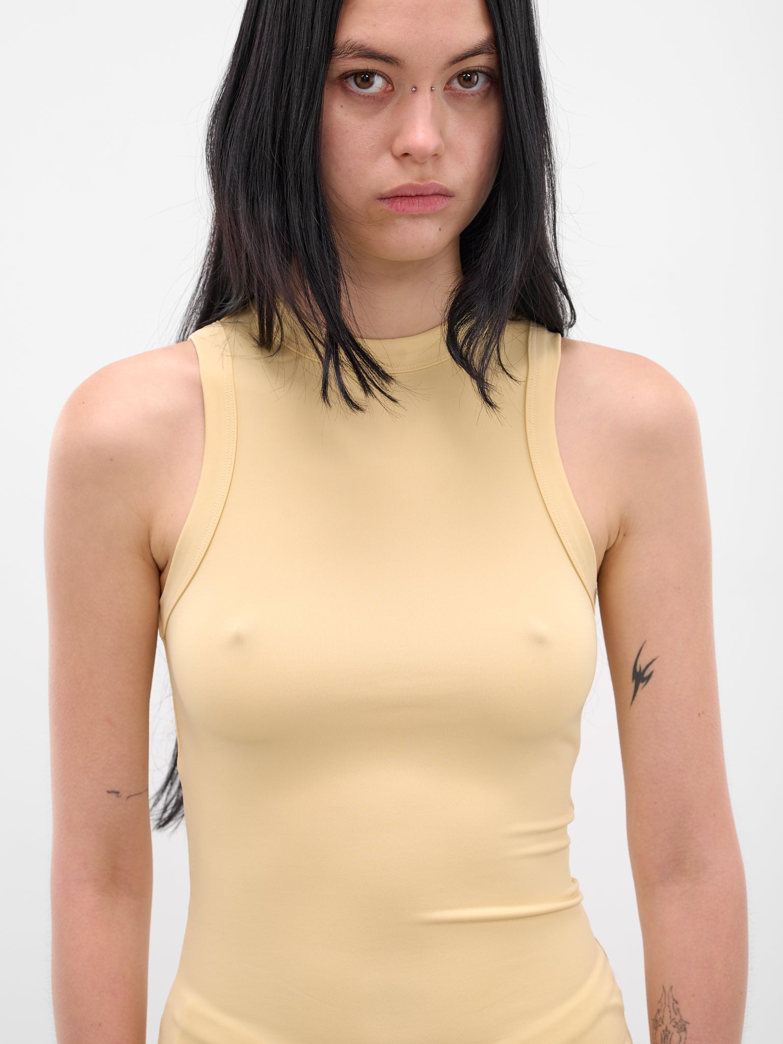 Yellow Jersey High Neck Tank - 5