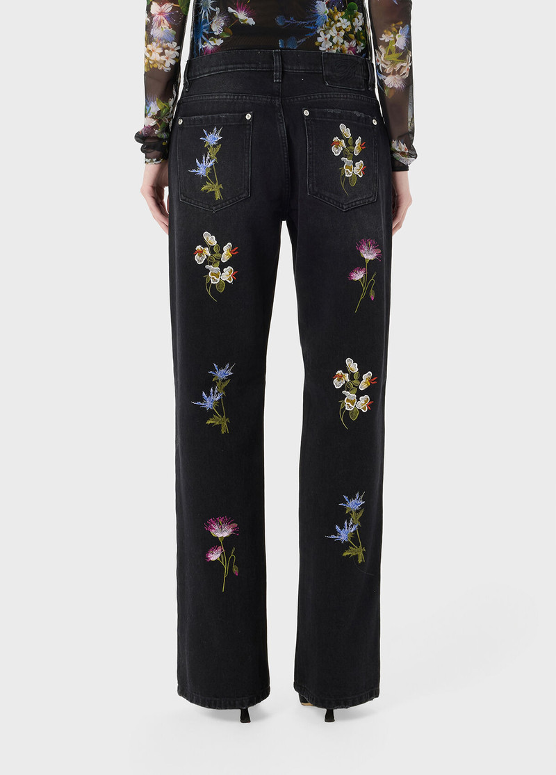 JEANS WITH FLOWER EMBROIDERY 3