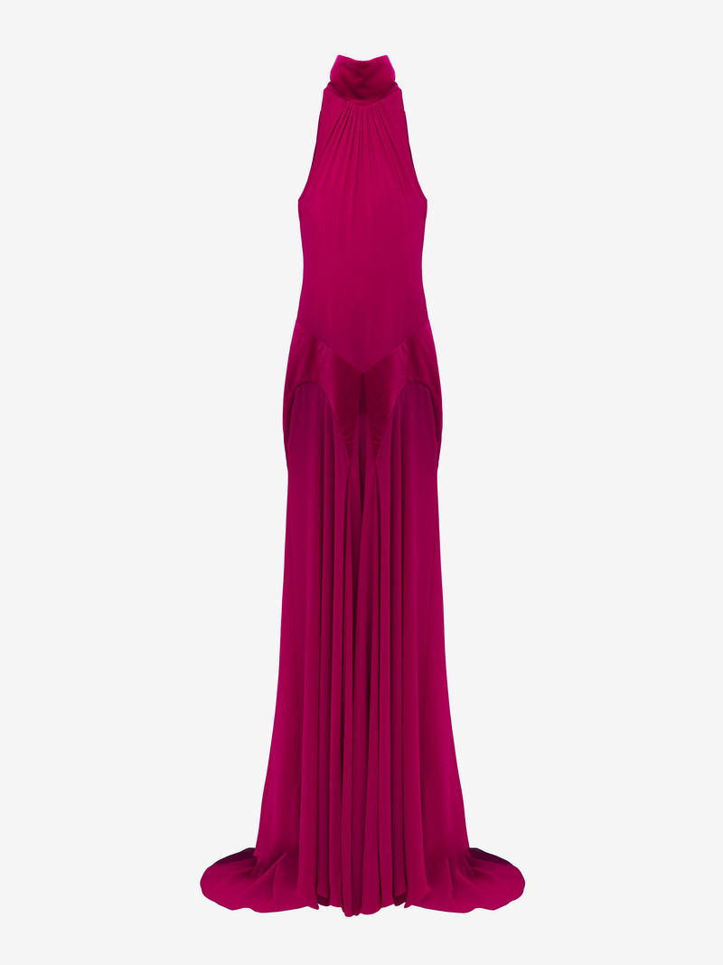 Silk Georgette Evening Dress 1