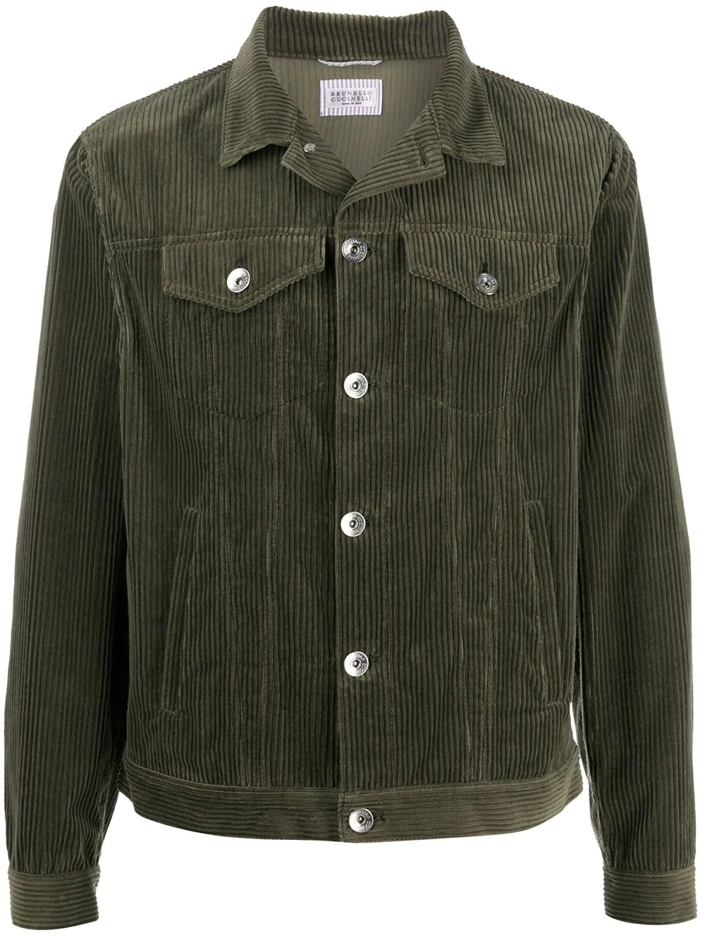 point collar corduroy jacket  - 1