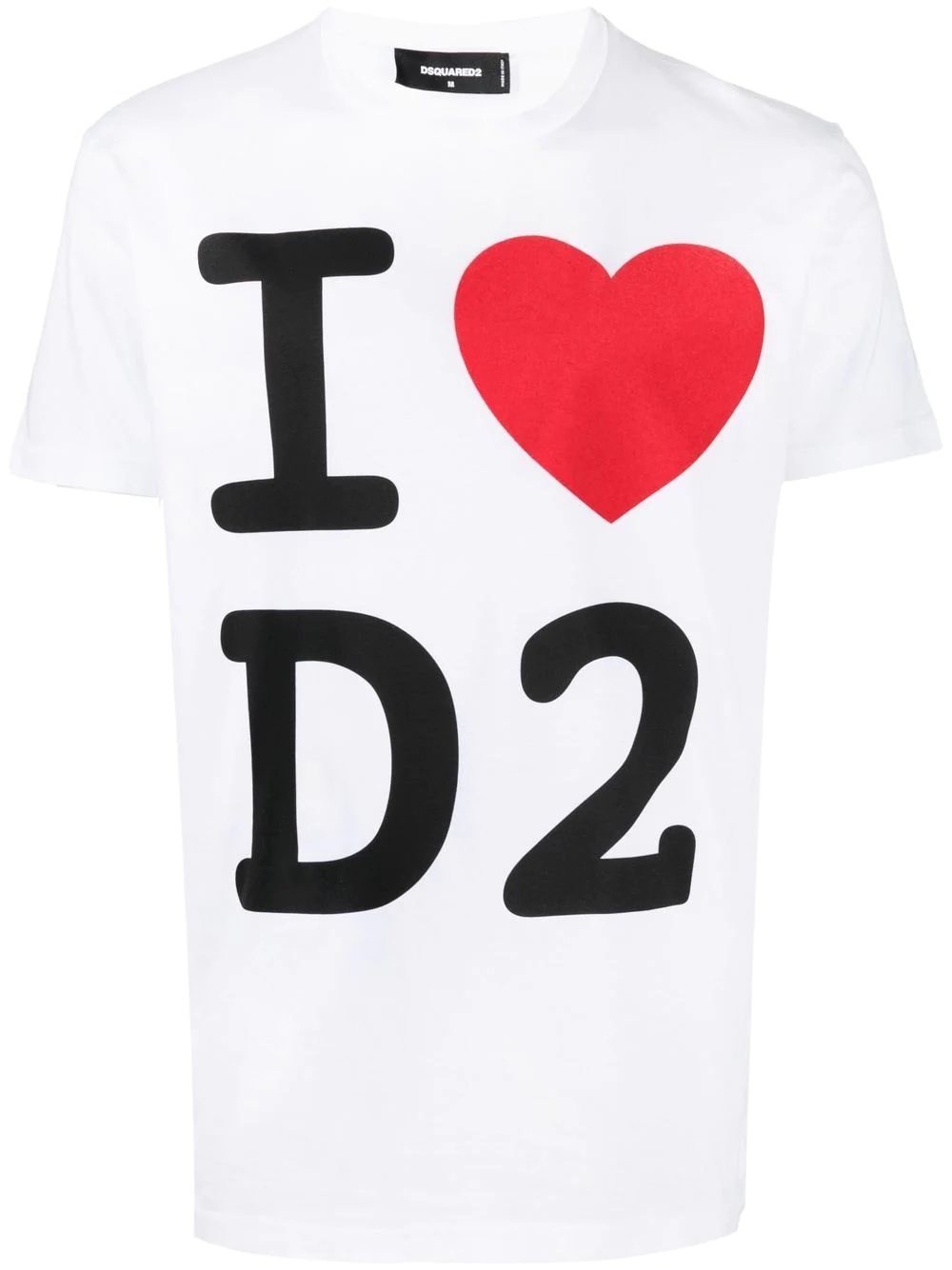 'I Love D2' Cool graphic-print T-shirt - 1