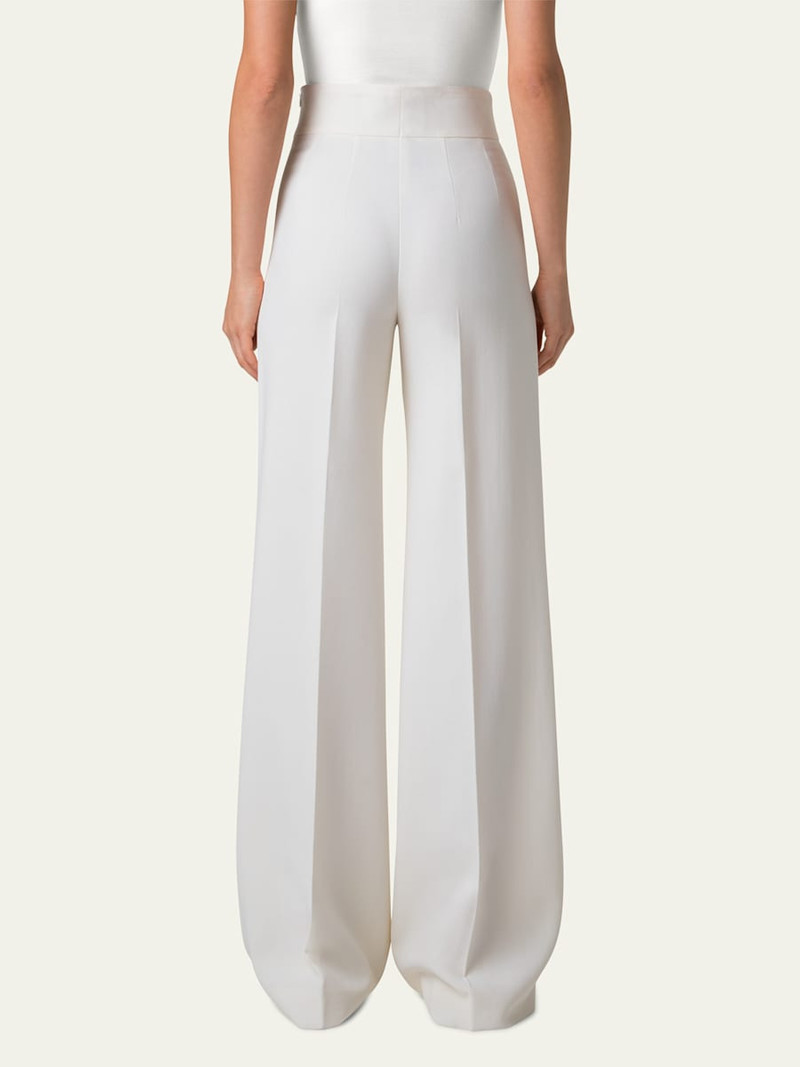 Fiyki Wide Leg Wool Double-Face Pants 3