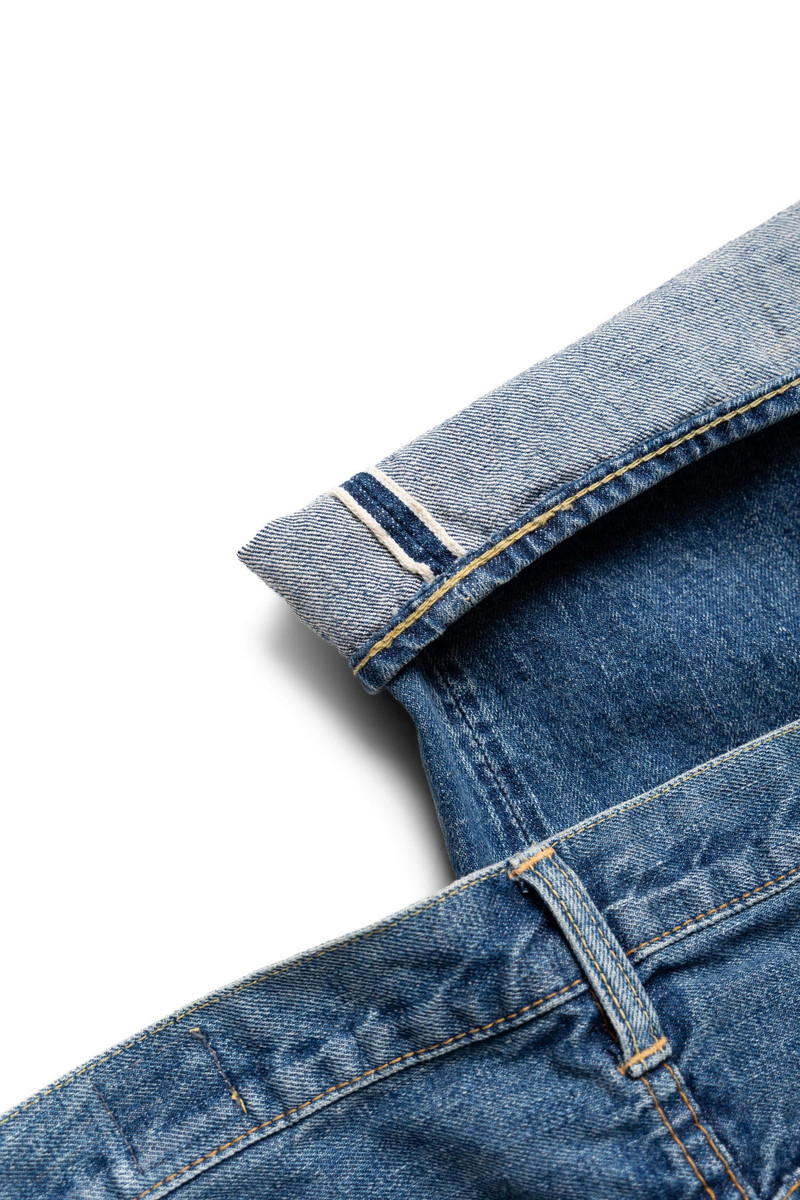 Short Length 105 Standard Selvedge Denim - 2 Year Wash 11