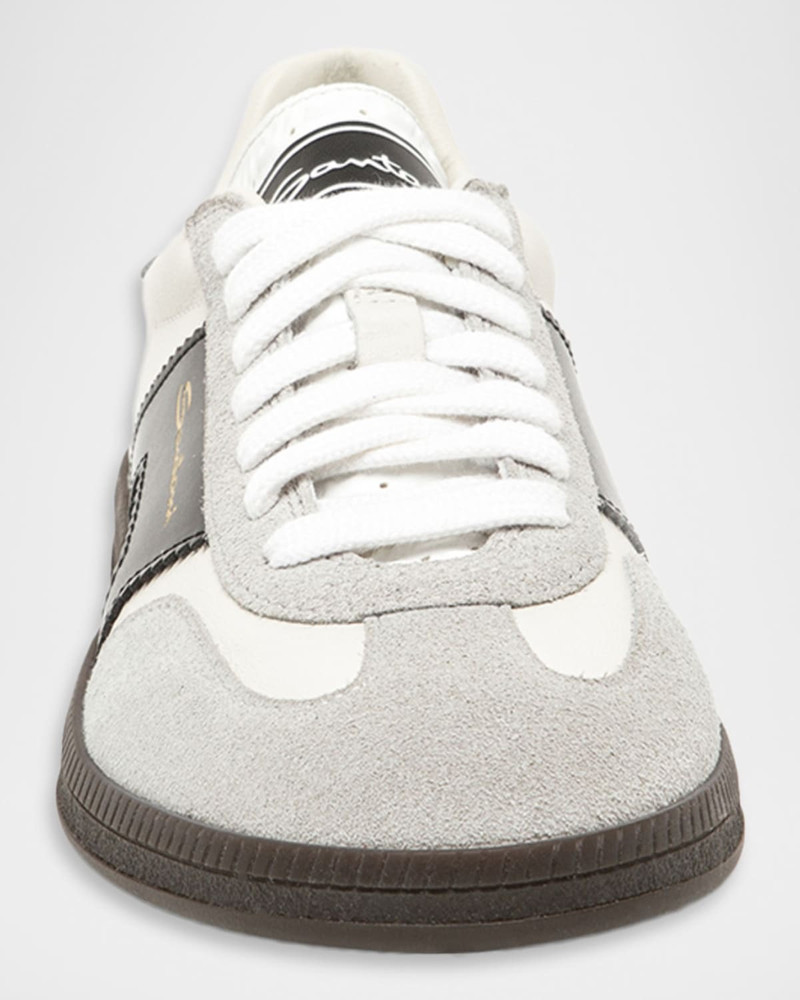 DBS Oly Mixed Leather Low-Top Sneakers 4