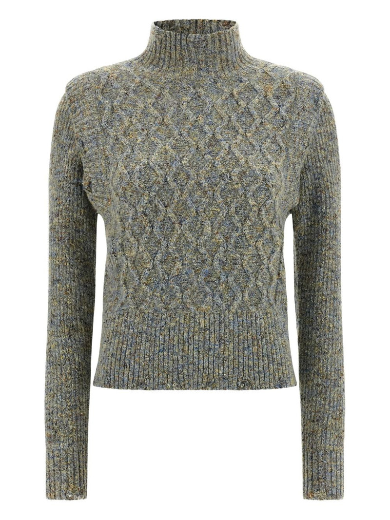 Proud Mary cable-knit turtleneck sweater 1