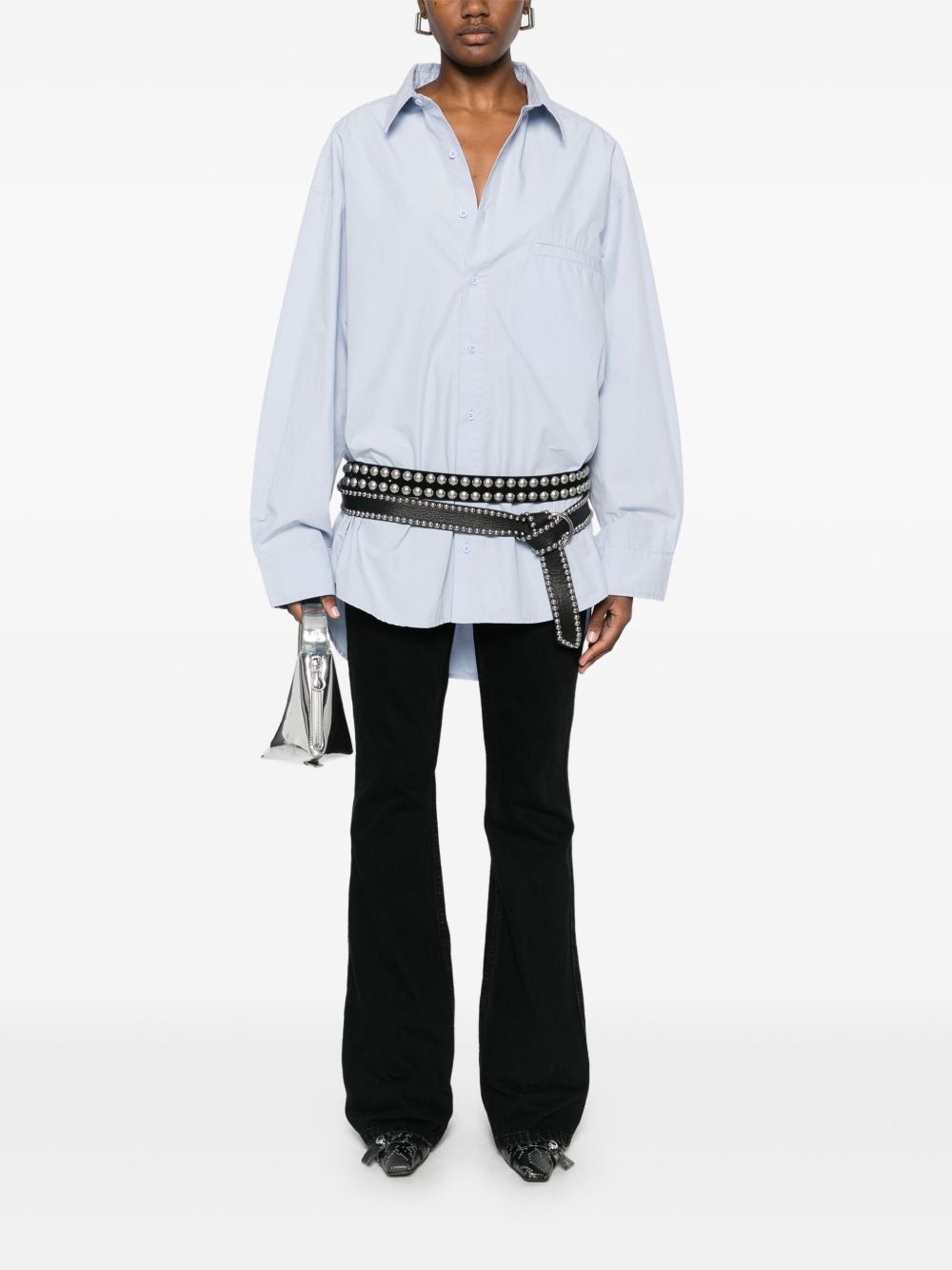 mid-rise flared jeans - 2
