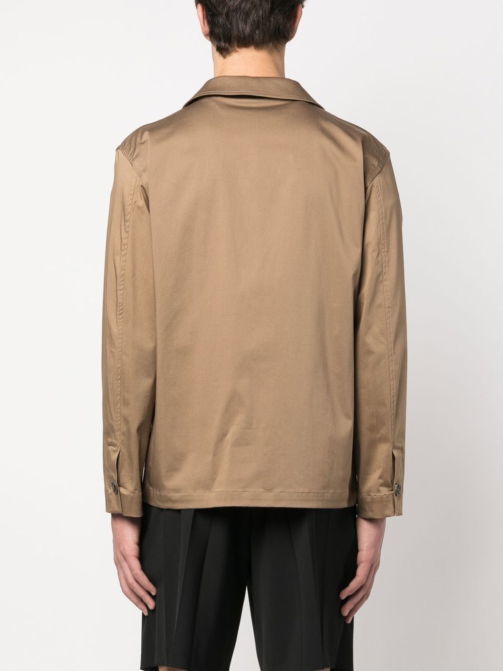 long-sleeve stretch-cotton shirt - 4