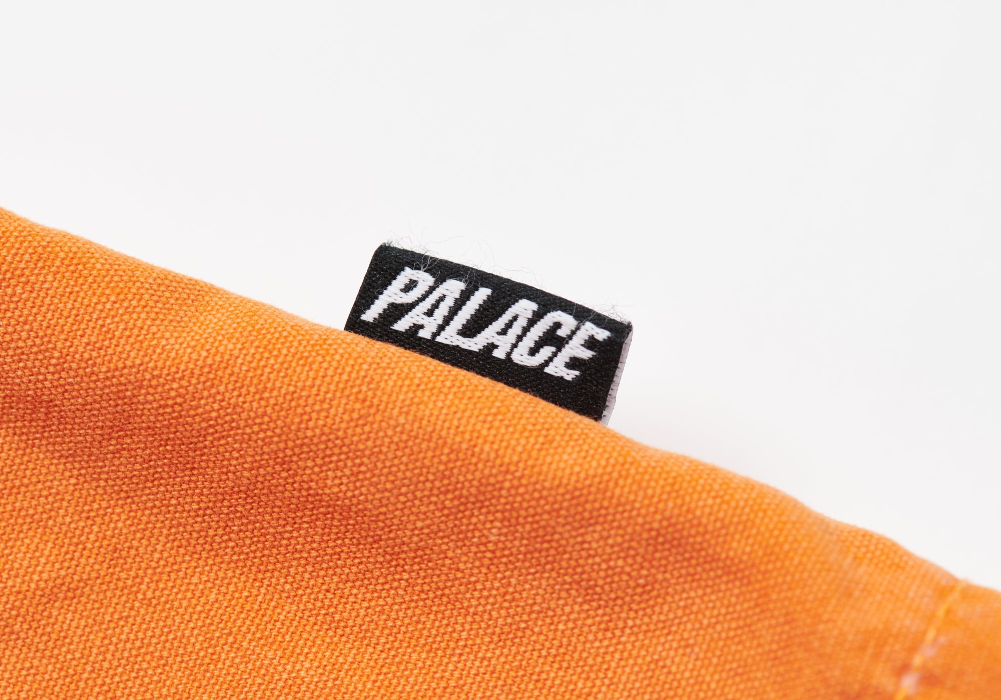 WASHED COTTON HOODED JACKET ORANGE - 8