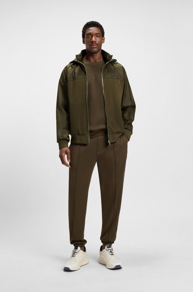 BOSS PORSCHE X BOSS HOODIE WITH TWO-WAY ZIP outlook
