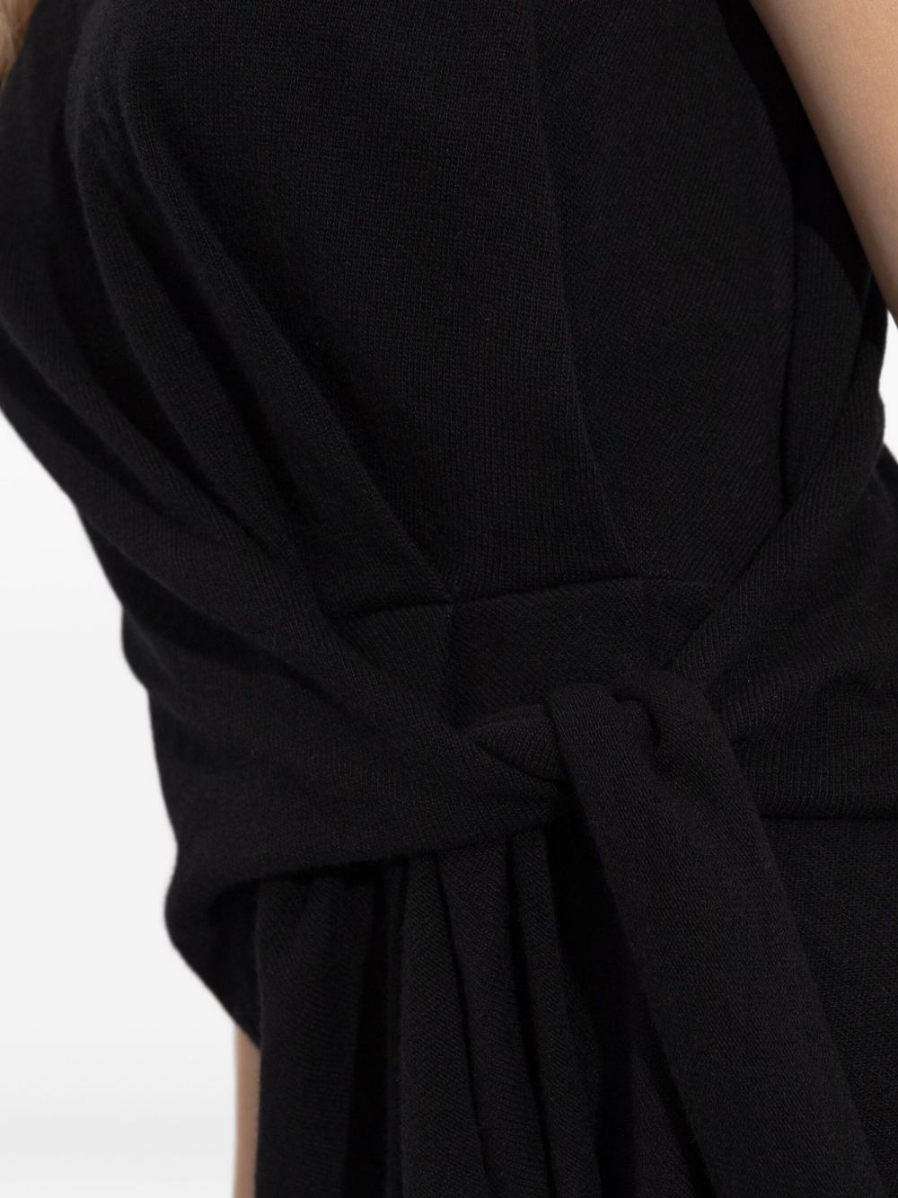 sleeveless knitted mini dress - 5