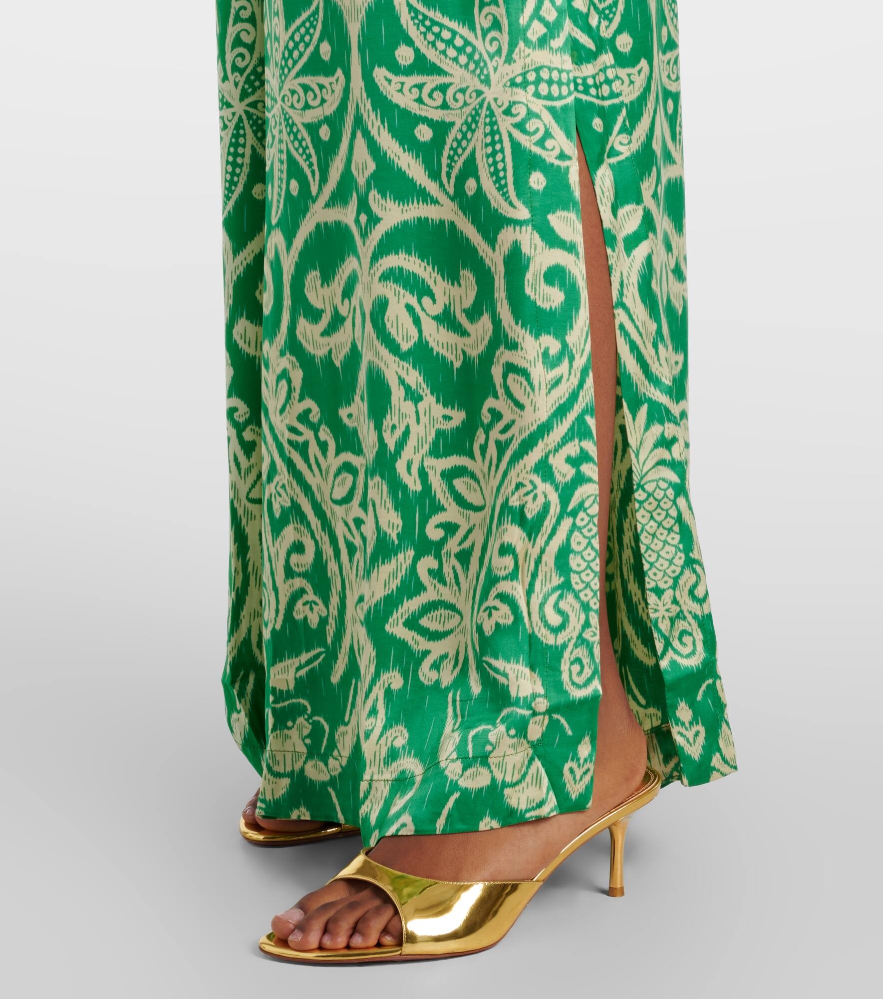 Clea printed wide-leg pants - 5