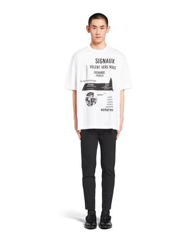 Prada Printed cotton T-shirt outlook