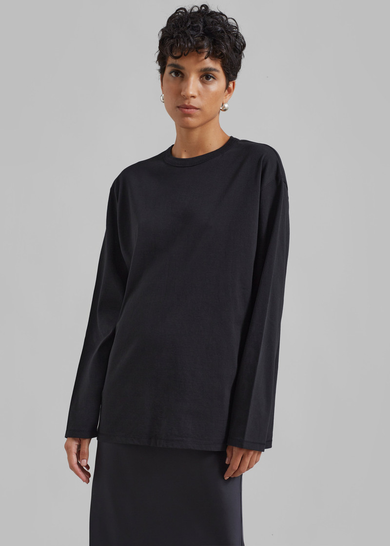 Bennett Long Sleeves Tee - Black 4