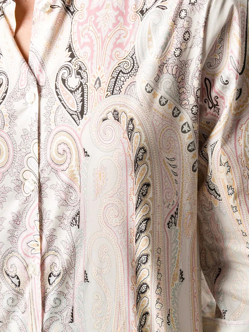 Leafy paisley-print shirt - 5