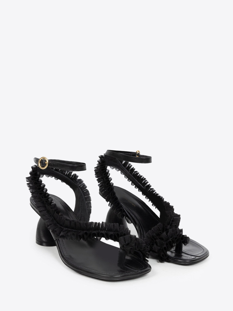 RUFFLED SANDALS 3
