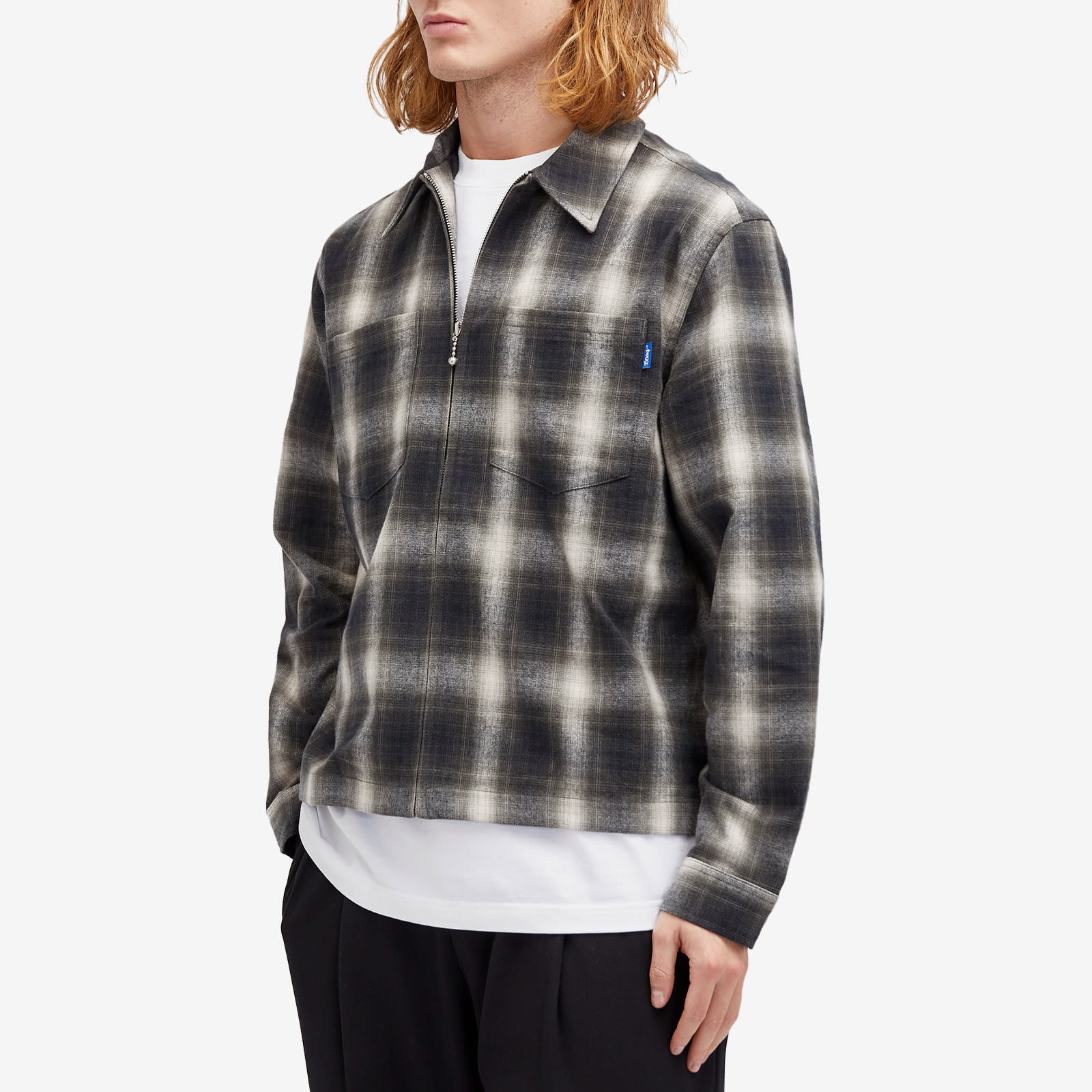 Awake NY Brushed Flannel Shirt Jacket - 2