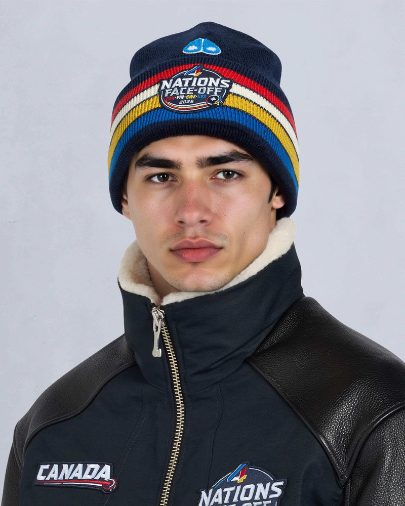 MOOSE KNUCKLES X NHL 4 NATIONS FACE-OFF BEANIE 1