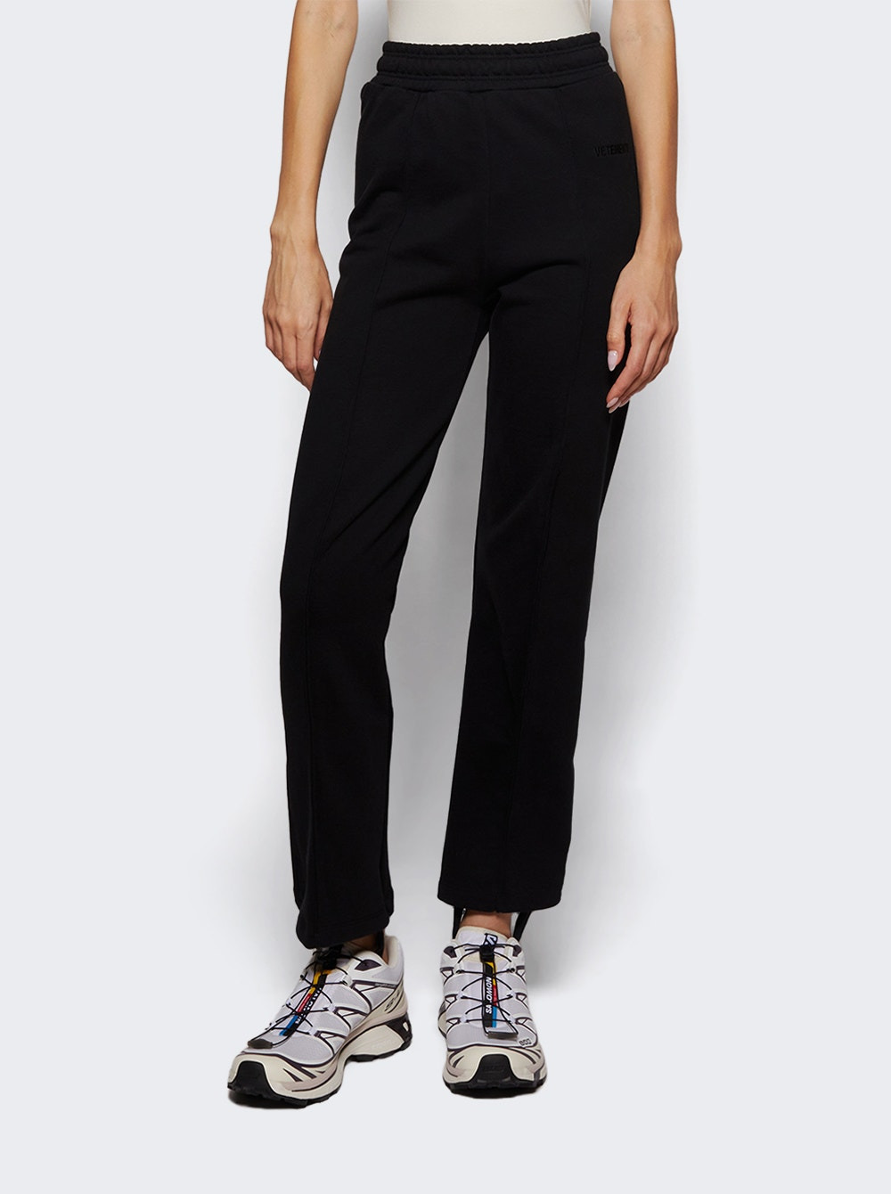 Logo Biker Sweatpants Black - 2