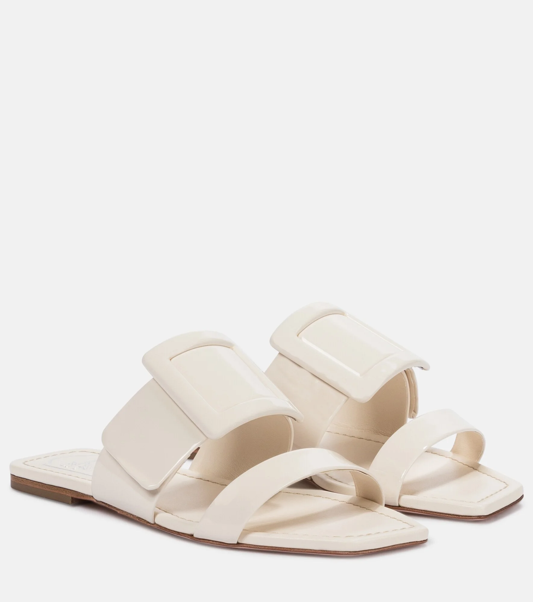 Viv' In The City leather slides - 1