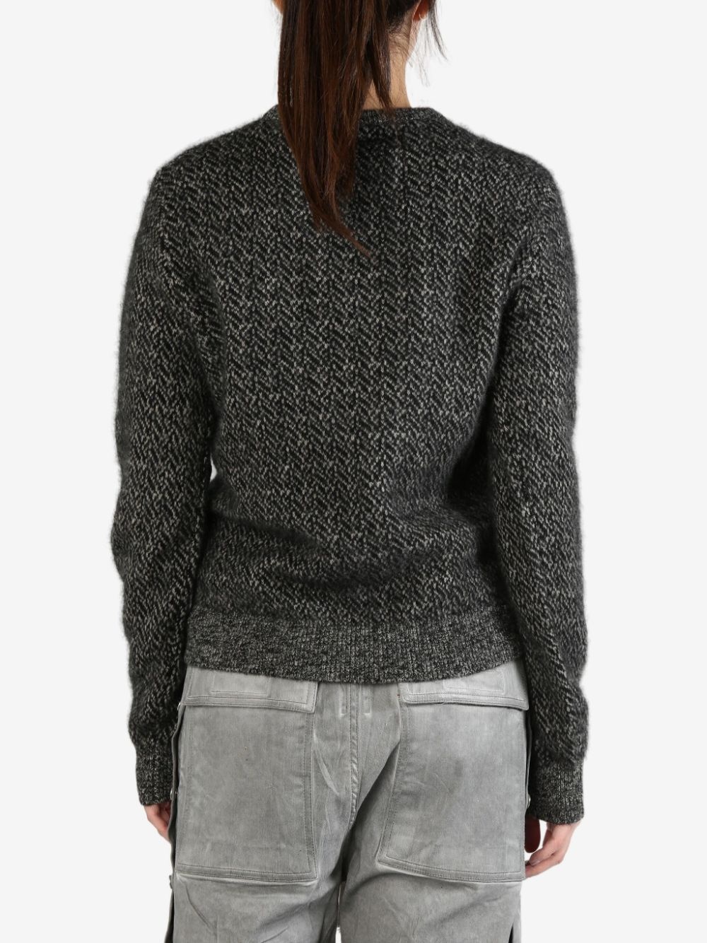 chevron-pattern sweater - 6