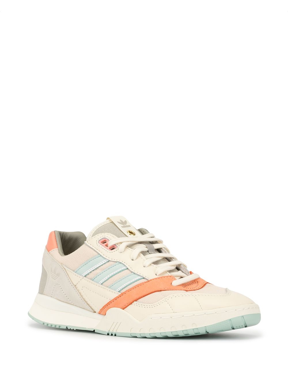 colour panelled sneakers - 2