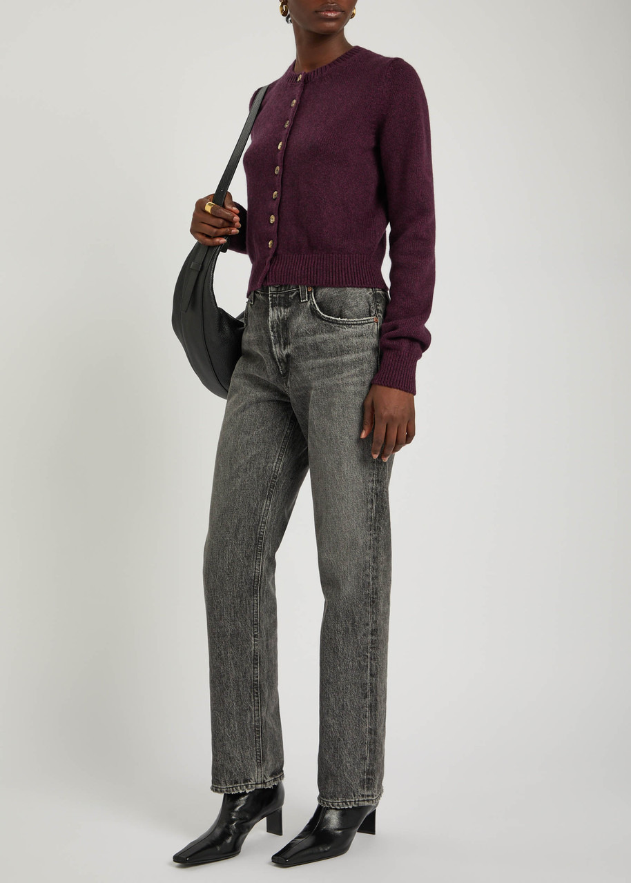 Khaite Everheart Melange Cashmere Cardigan - 4