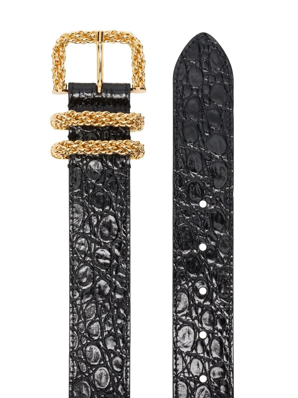 Katina crocodile-effect belt - 2