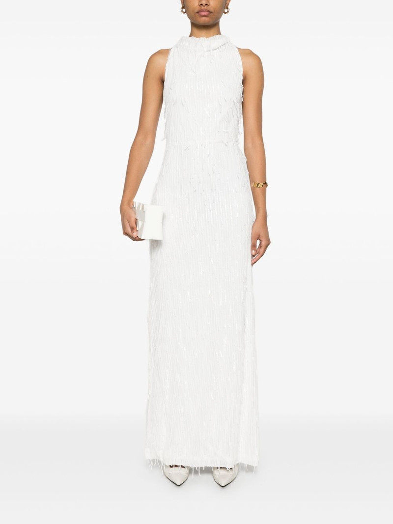 ROTATE halterneck maxi dress outlook