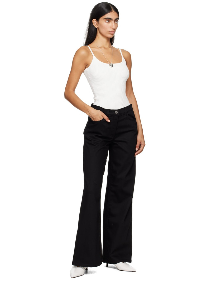 courrèges White Rib Knit Tank Top outlook
