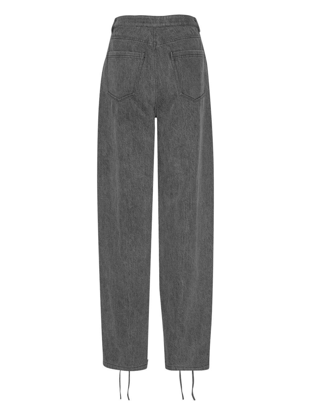 laced-leg jeans - 2
