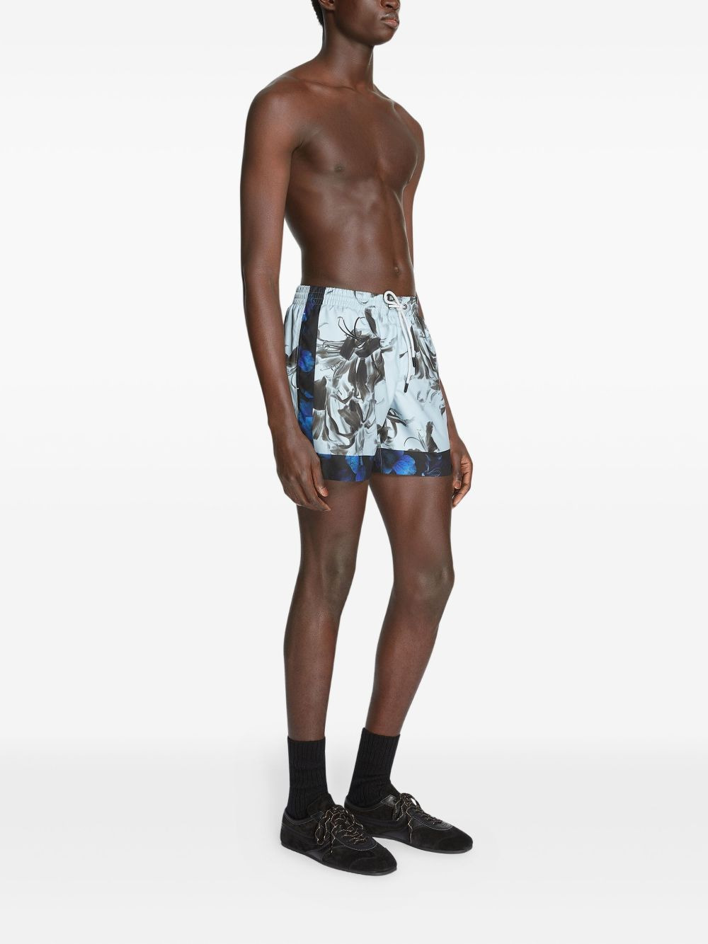floral-print swim shorts - 3