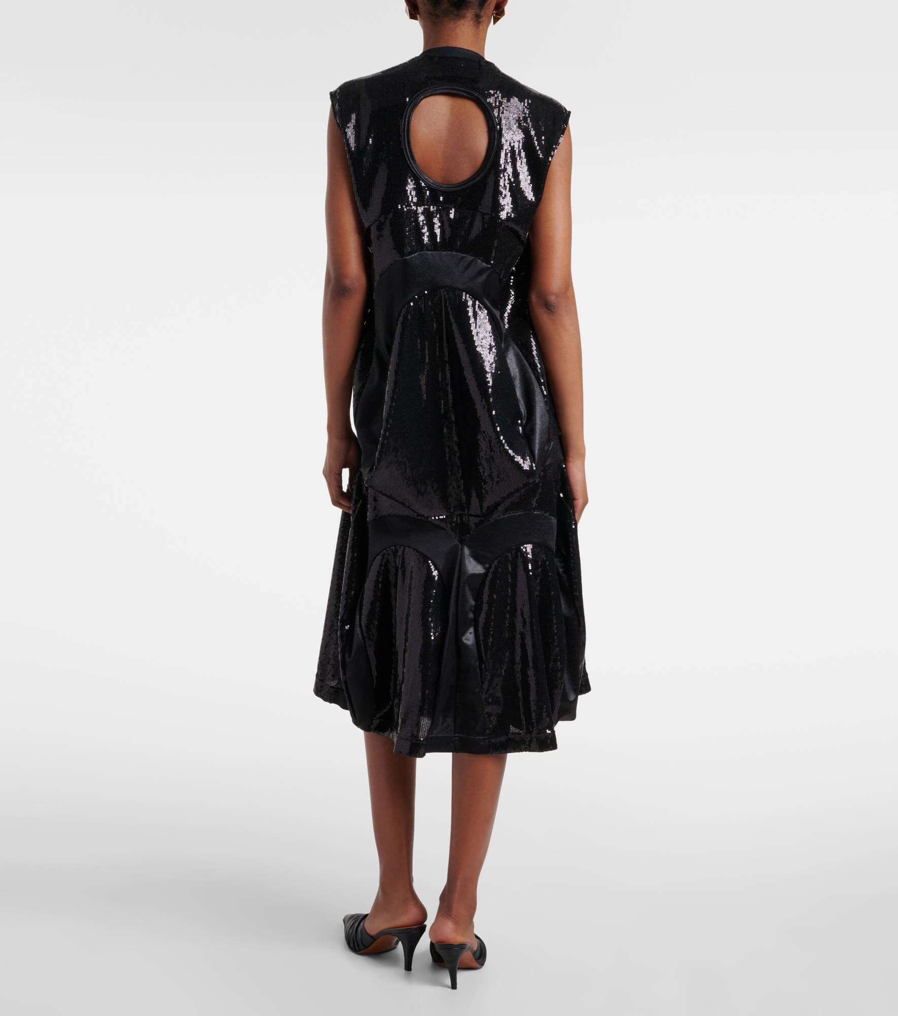 Sequined midi dress - 3