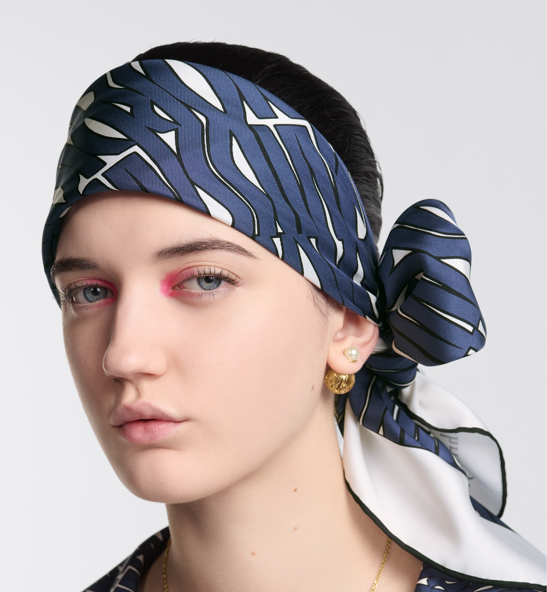 Miss Dior Allover 90 Square Scarf - 2