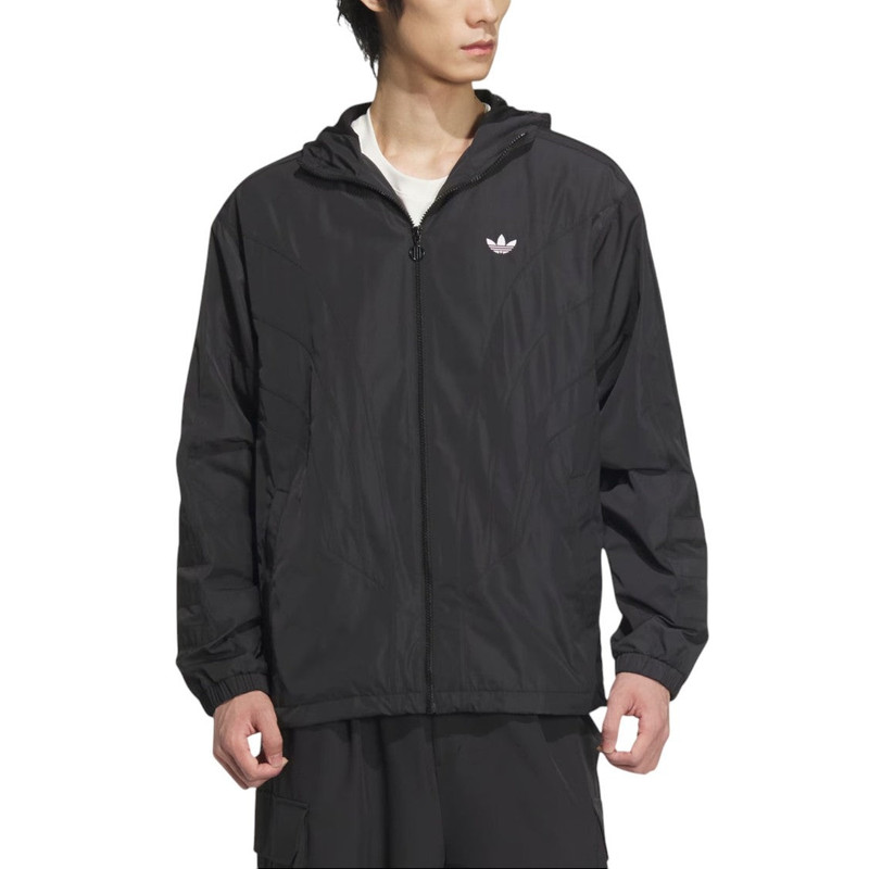 adidas adidas Alanta Windbreaker Asia Sizing 'Black' JD6392 outlook