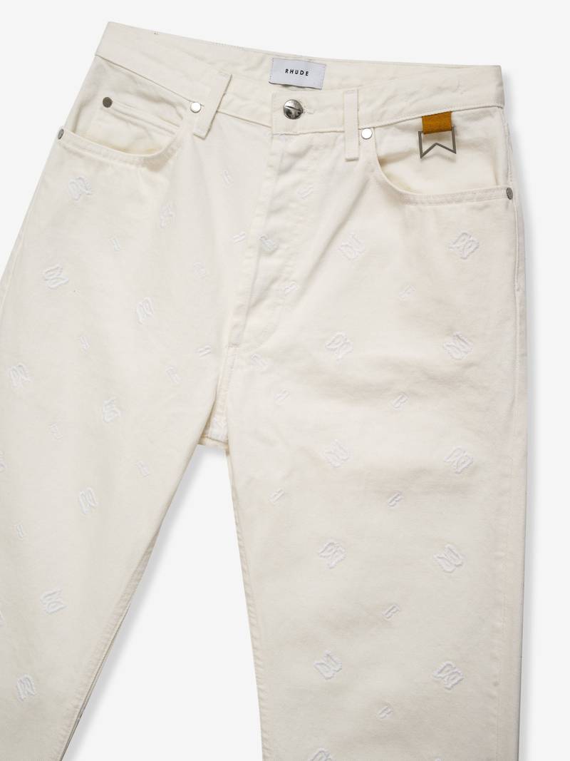 EMBROIDERED DENIM JEAN 3