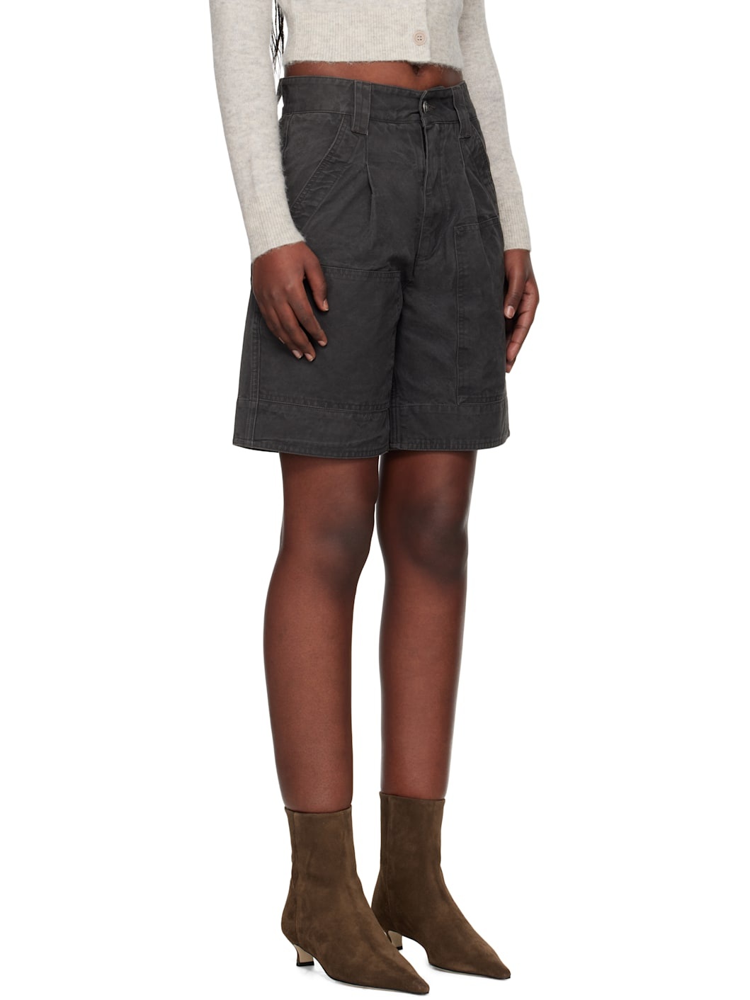 Black Katja Shorts - 2